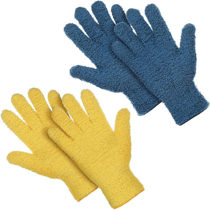Patelai 2 Pairs Microfiber Gloves by Patelai