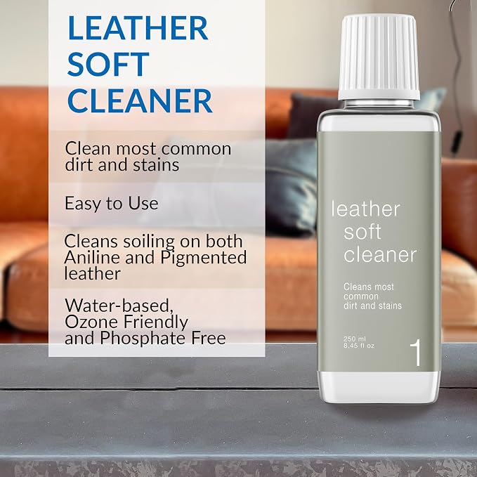 Leather Master Leather Care Kit | Leather Cleaner and Conditioner Kit | Cleans - Image 3