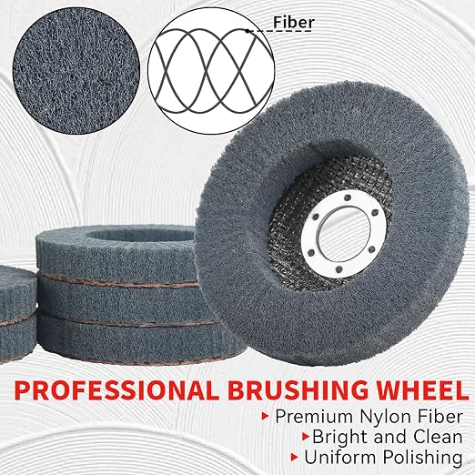 10Pcs 600 Grit Scour Flap Disc 4 1/2 Inch Angle Grinder Attachment Stainless - Image 7
