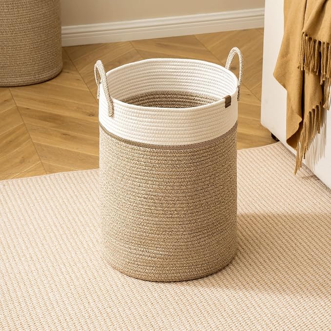 LA JOLIE MUSE Woven Basket Rope Storage Baskets - Image 9