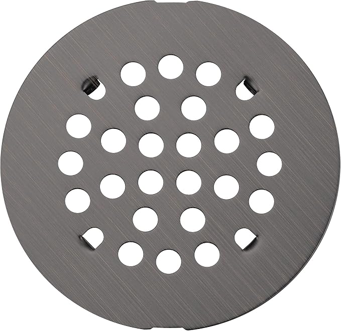 rrajj 4-1/4 Inch Round Snap-in Shower Floor Drain Cover Replacement Cover by RRAJJ