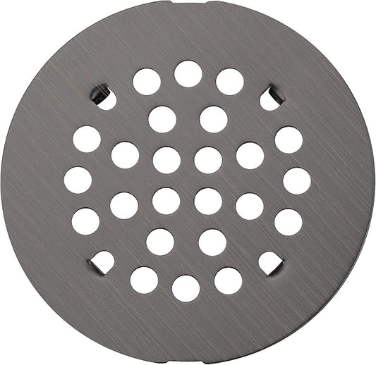rrajj 4-1/4 Inch Round Snap-in Shower Floor Drain Cover Replacement Cover by RRAJJ