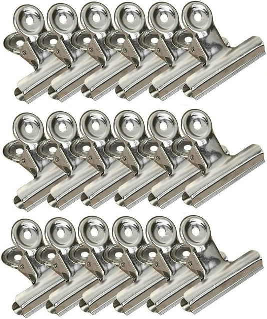18 Pack Stainless Steel Chip Bag Clips Heavy Duty Food Bags Clamp Clips by Jxystore