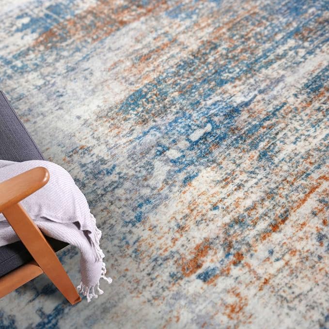IOHOUZE Abstract Runner Rug 2x8 Ft Washable Runners - Image 7