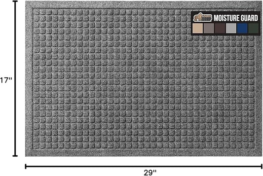 GORILLA GRIP Front Door Mat, Indoor Outdoor Ultra Absorbent HydroAbsorb Doormat - Image 2