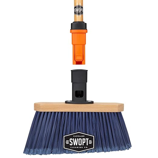 SWOPT Garage Kit — Includes 48” and 60” Wooden Handles, Smooth Surface Push - Image 3
