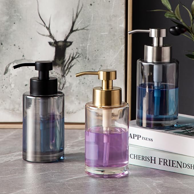 Enra Thick Glass Soap Dispenser - Image 7