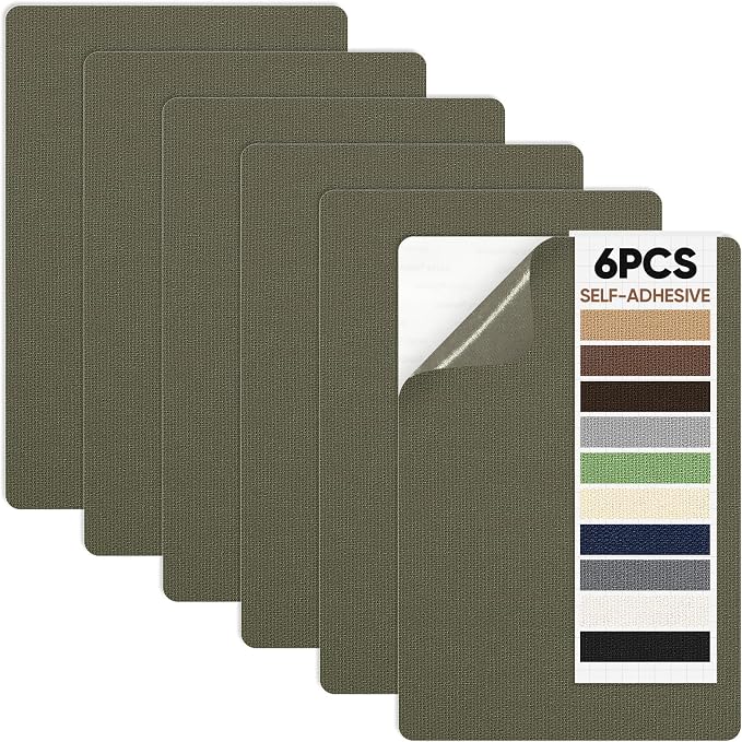 Canvas Repair Patch 5.5 x 8 Inches 6Pcs Self-Adhesive Waterproof Canvas Patch by Unknown