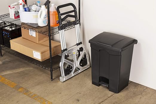 Safco Step On Plastic Trash Can - Image 9