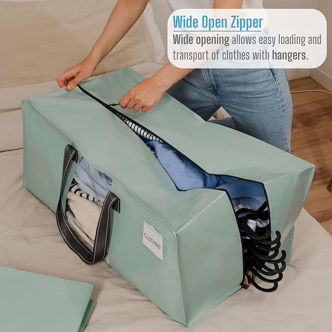 VENO 6 Pack Moving Bags for College, Heavy-Duty Storage Totes, Moving Boxes and - Image 2