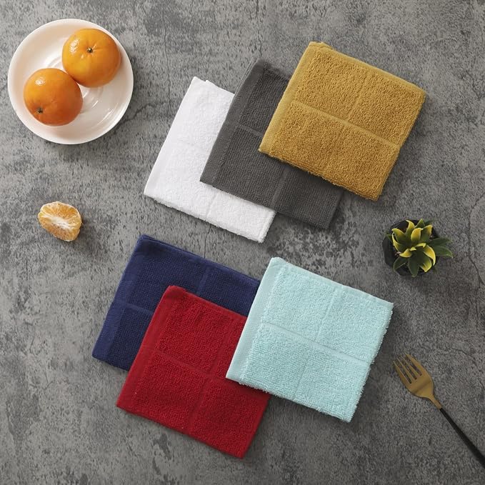 Glynniss Dishcloths Kitchen Highly Absorbent Dish Rags 100% Cotton Dish Cloths - Image 4
