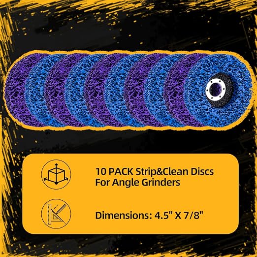10 Pack Strip Discs Stripping Wheel 4.5 inch - Image 2