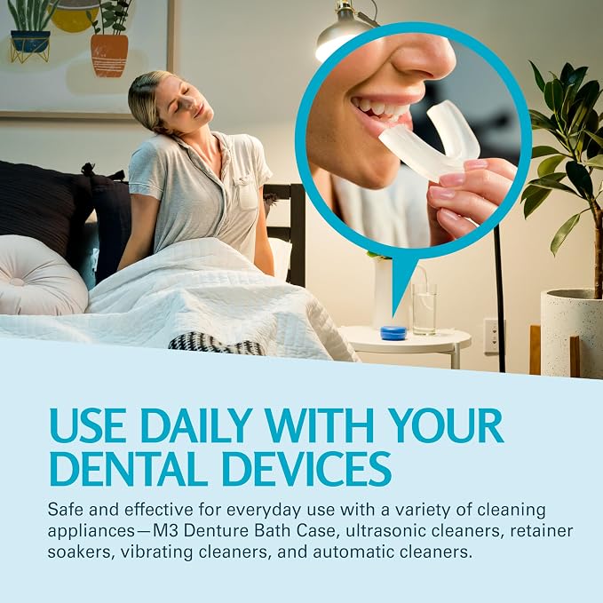 Retainer Cleanser Tablets Invisalign Cleaner, Removes Odors Discoloration - Image 7