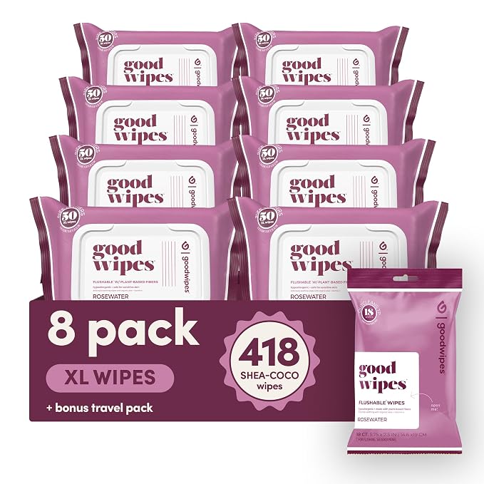goodwipes Flushable Butt Wipes by goodwipes