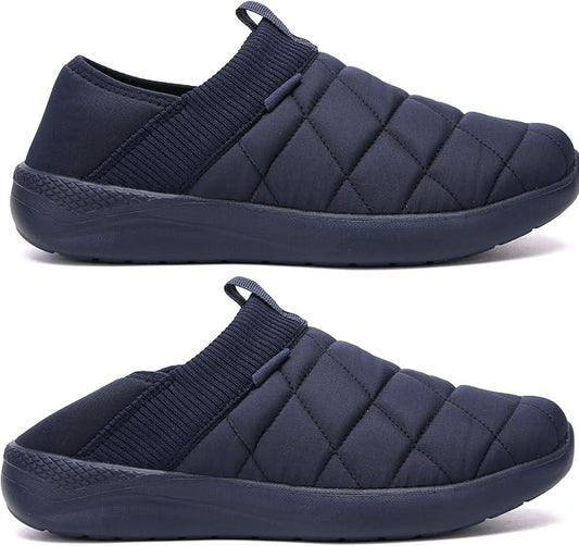 KUBUA Slippers for Men and Womens Indoor House Shoes Plush Slip on Outdoor - Image 2