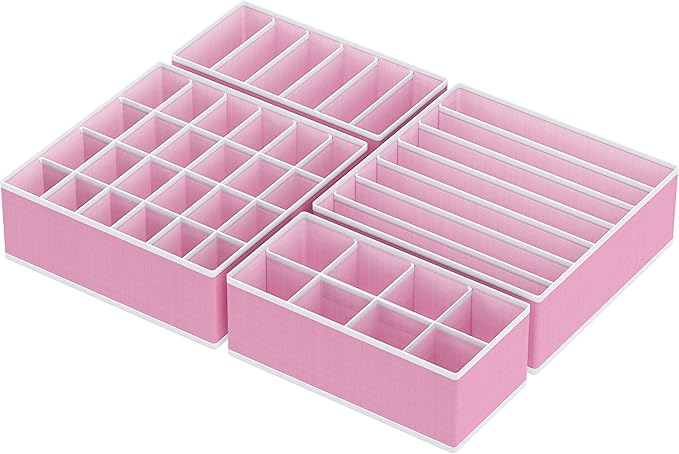 Simple Houseware 4-Pack Drawer Organizer Set - Image 2