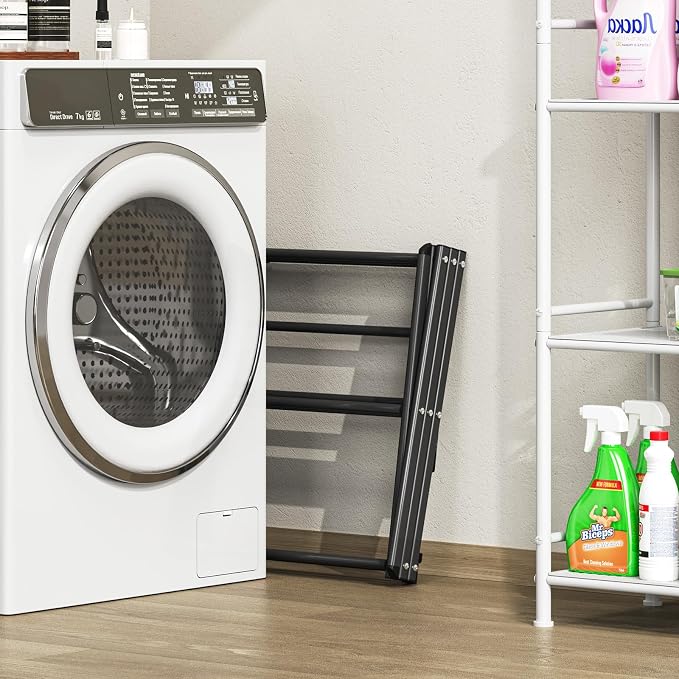 APEXCHASER Clothes Drying Rack, 3-Tier Laundry Drying Rack - Image 4