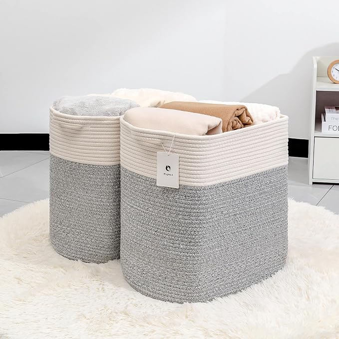 Hamper Toy Storage Collapsible Laundry Bin, Medium Fabric Organizer - Image 3