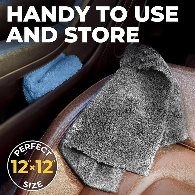Edgeless Microfiber Towels for Cars – 6pk - Image 7