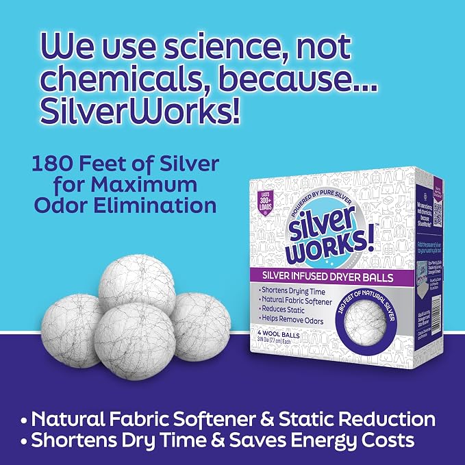 Wool Dryer Balls Laundry Reusable - Image 2