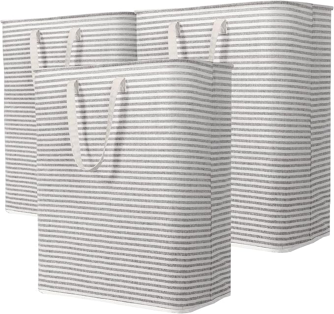 Lifewit 3 Pack Laundry Hamper Large Collapsible Laundry Baskets, Freestanding by Lifewit