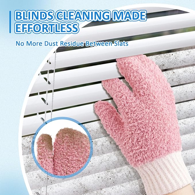 MIG4U Microfiber Dusting Gloves House Cleaning Glove - Image 4