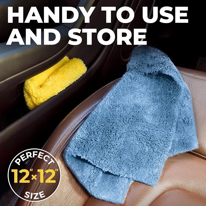 Edgeless Microfiber Towels for Cars – 6pk - Image 7