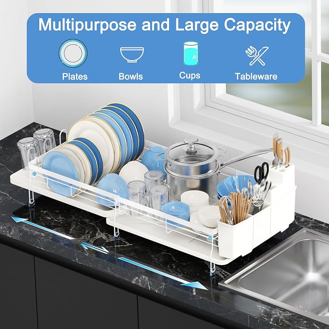 ROTTOGOON Expandable Dish Drying Rack - Image 4