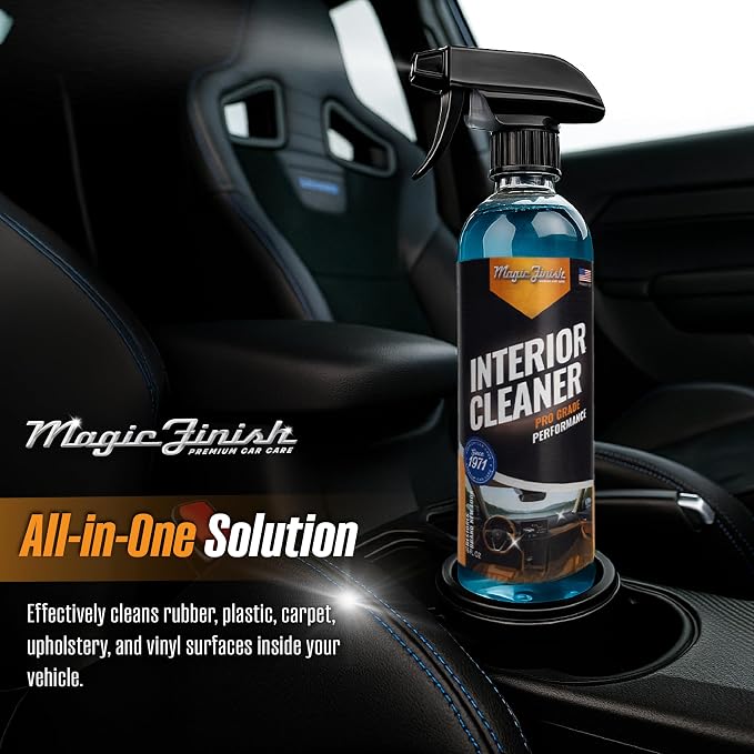 Magic Finish Interior Cleaning Spray – All-in-One Car Cleaner Spray - Image 2
