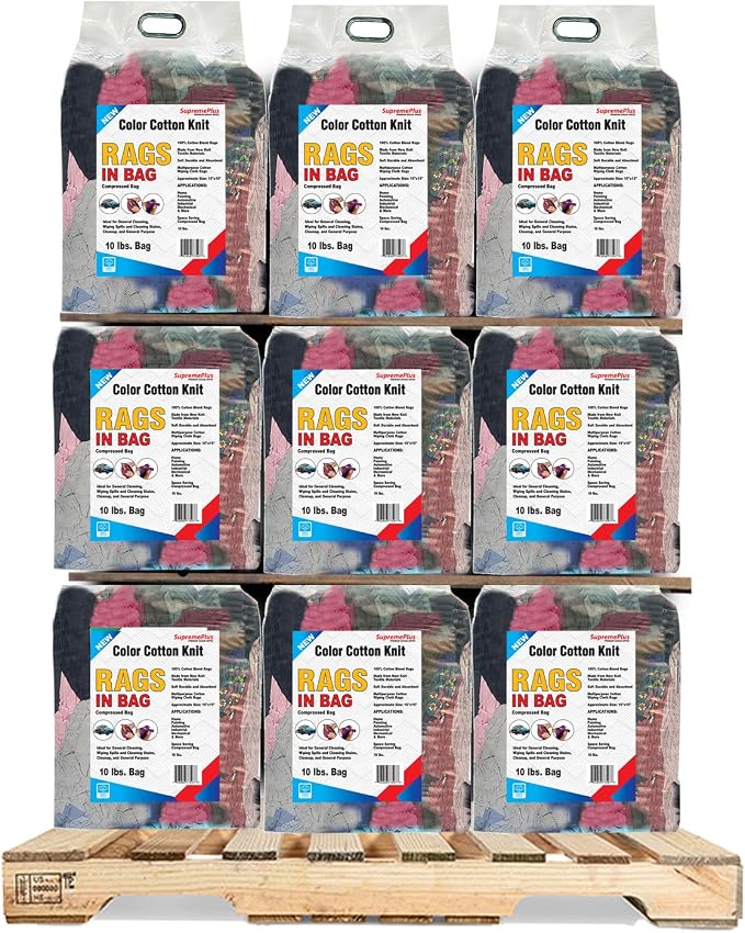 Premium Color Knit Cleaning Rags – Shop Rags Bulk by SupremePlus
