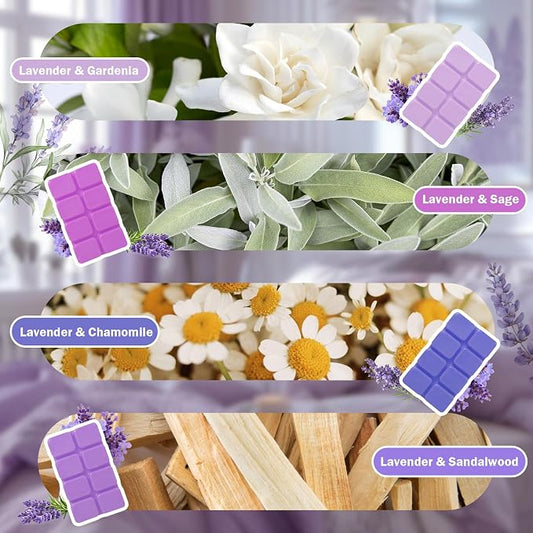 SCENTORINI Wax Melts, Wax Cubes Strong Scent, Long Lasting Lavender Scented - Image 2