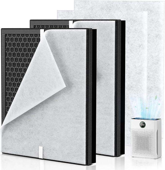 PR1 Replacement Filter for Mooka PR1 Air Purifier for Home Large Room up to by Cabiclean