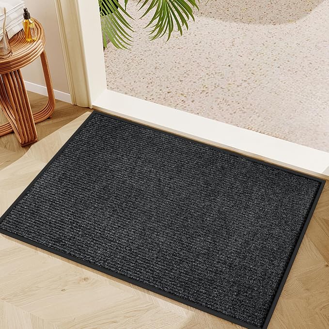 Vicwe Indoor Outdoor Door Mat, Non-Slip Washable Doormats Entrance Mats by Vicwe