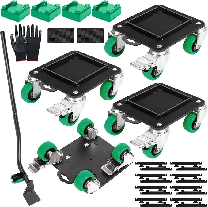 Furniture Movers with 4 Wheels, Heavy Duty Furniture Lift Mover Tool Set with by HometownCreek