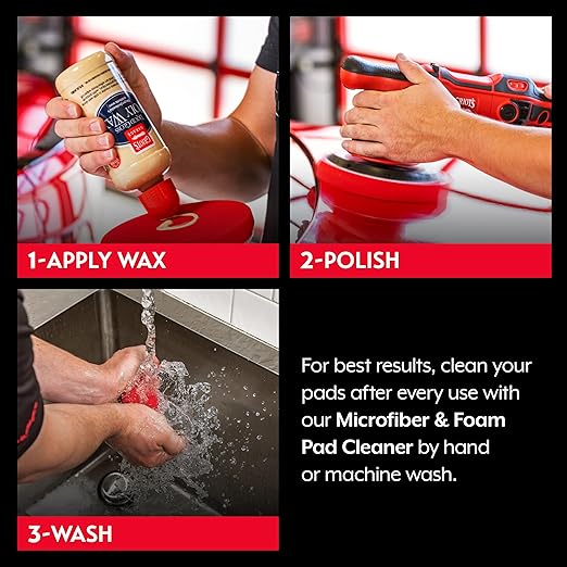 Griot's Garage 6.5” Red Foam Waxing Pads - Image 4