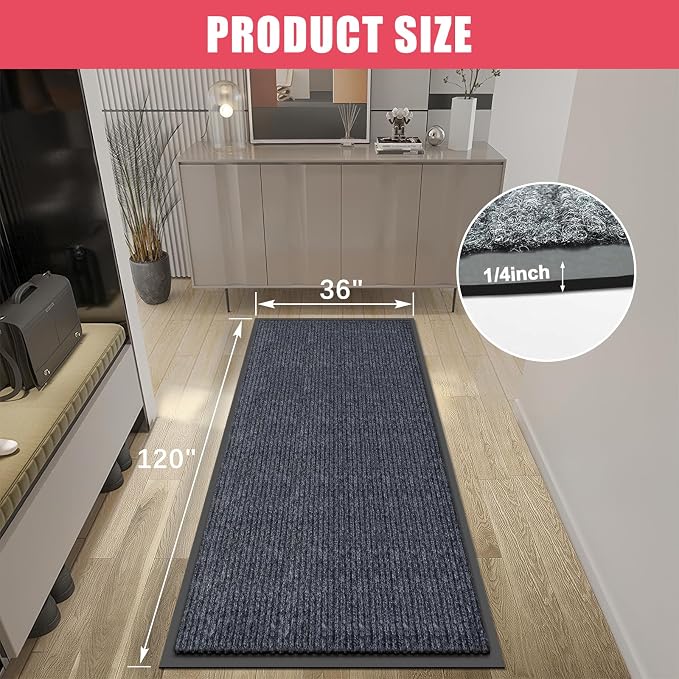 Kuyal Front Door Mat, Commercial Floor Inside Outside Entrance, Heavy Duty - Image 3