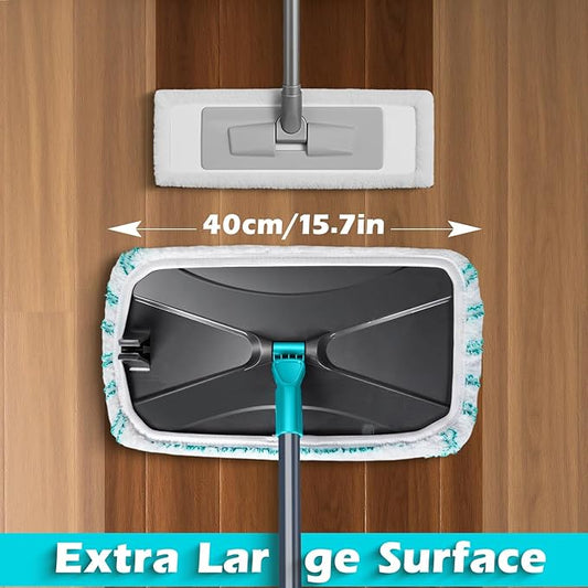 MASTERTOP Microfiber Flat Mop, Extra Large Surface Dust Mop - Image 2
