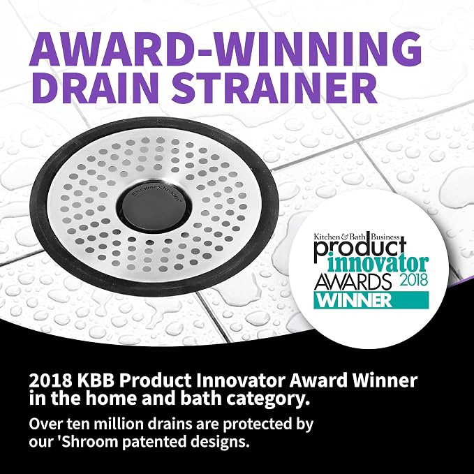 ShowerShroom SHSULT755 Ultra Revolutionary Shower Hair Catcher Drain Protector - Image 5