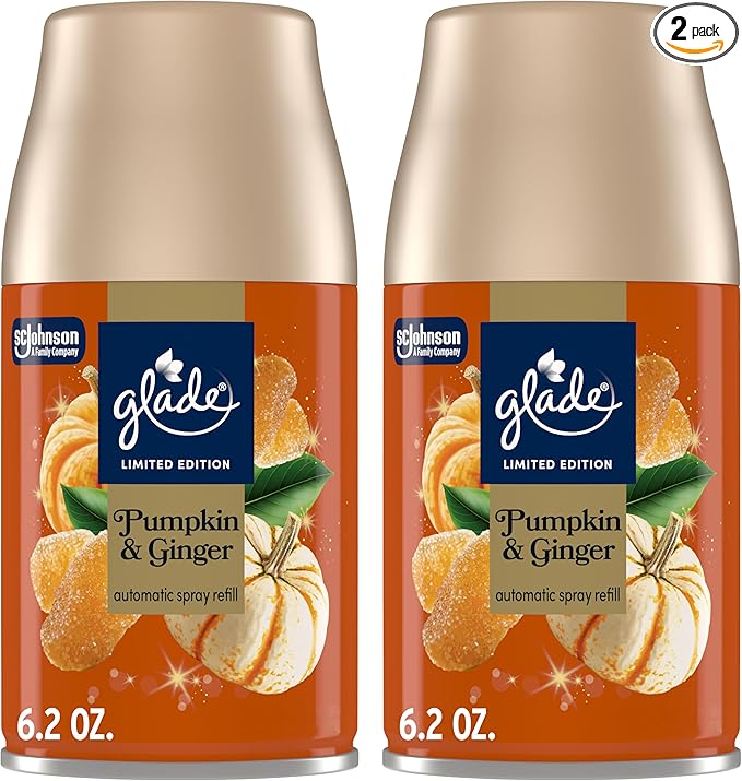 Glade Automatic Spray Refill, Pumpkin & Ginger, Scented Air Freshener by Glade