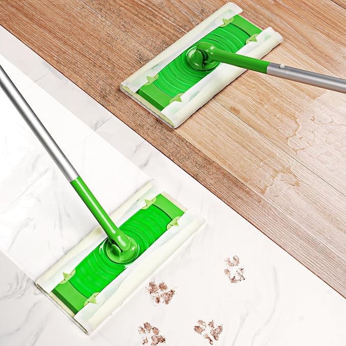 AIR U+ Wet Pads Refill for Swiffer Sweeper Wet Mopping Cloth, Unscented - Image 5