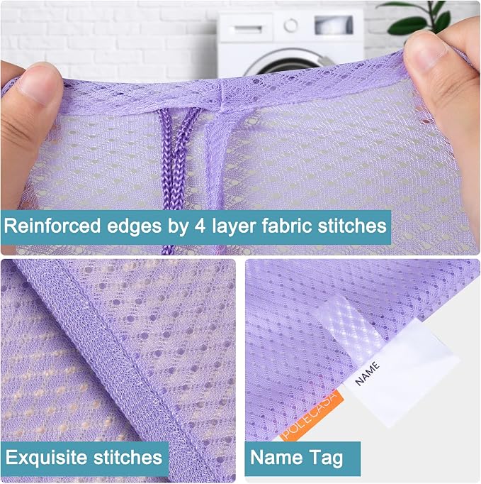 Polecasa Heavy Duty Diamond Large Mesh Laundry Bag - Image 4