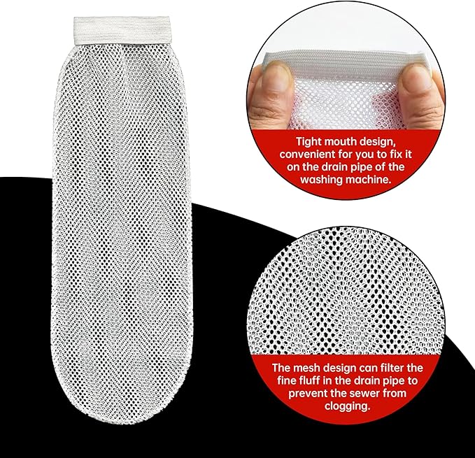 64-Piece Lint Trap and Cable Ties Set - Image 3