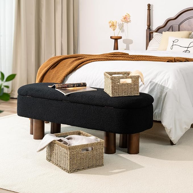 StorageWorks Wicker Storage Baskets, Large and Small Baskets, Handwoven