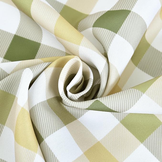 Classic Gingham Buffalo Tablecloth Fabric - Image 2