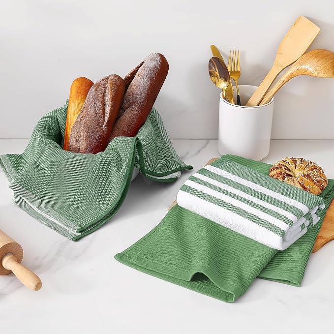 Homaxy Premium Kitchen Towels, Large Cotton 380 GSM Kitchen Hand Towels - Image 6