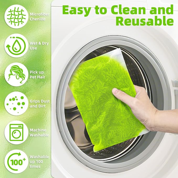 Reusable Dry Sweeping Cloths Microfiber Wet Pads Refill Compatible - Image 6