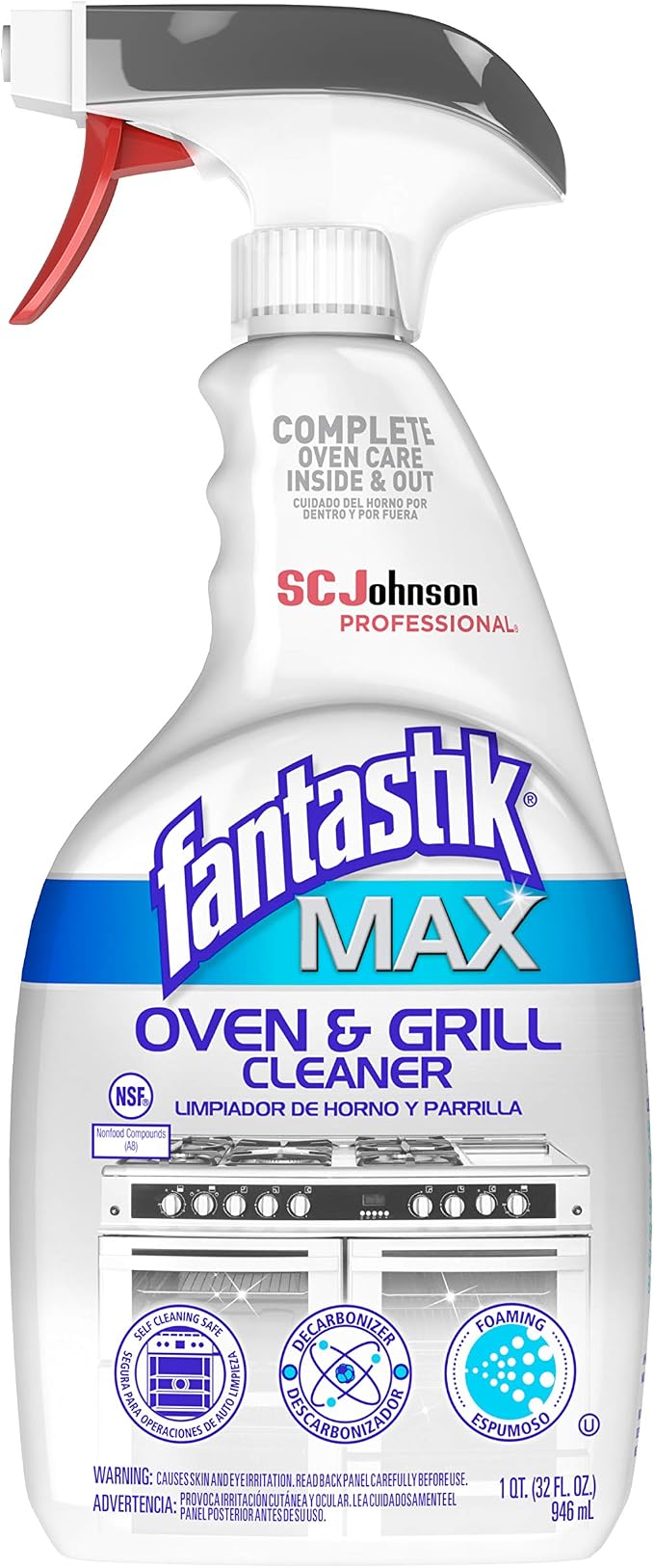 SC Johnson Professional, Fantastik Max Oven & Grill Cleaner Spray, Cleans - Image 4