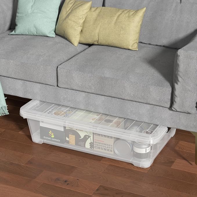 Rosebloom 40 Quart Plastic Under Bed Storage Bins - Image 7
