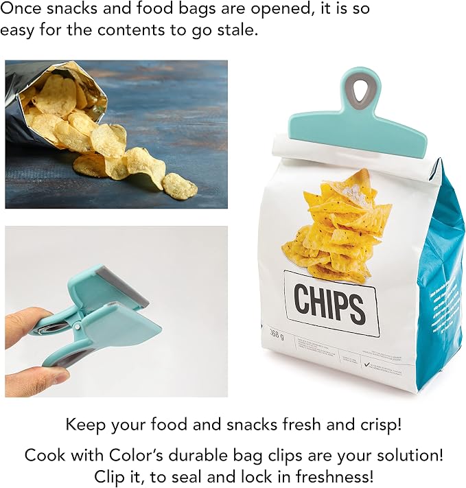 COOK WITH COLOR Bag Clips - Image 3