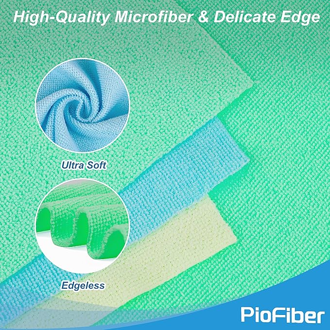 Shop Towels – 150 Pack Edgeless Microfiber Cleaning Cloths, Reusable Lint-Free - Image 4